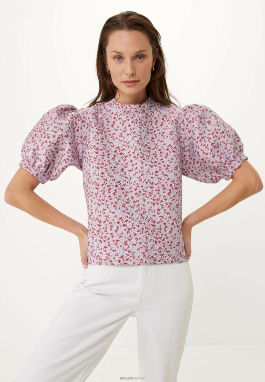 Mexxvečbarvna ženske žakard top roza 860R13