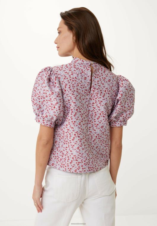 Mexxvečbarvna ženske žakard top roza 860R13