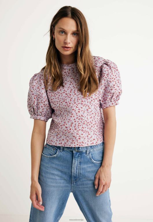 Mexxvečbarvna ženske žakard top roza 860R13
