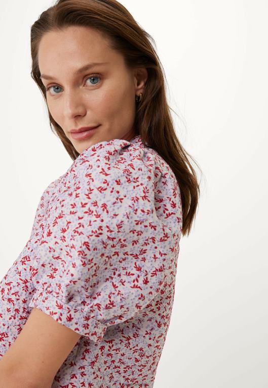 Mexxvečbarvna ženske žakard top roza 860R13