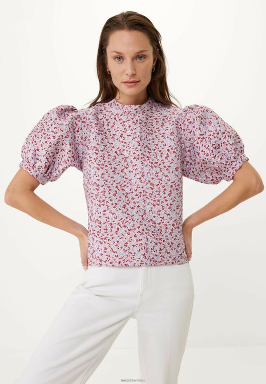 Mexxvečbarvna ženske žakard top roza 860R13